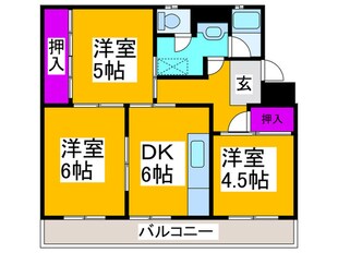 ヴィラナリー千代田1号棟の物件間取画像